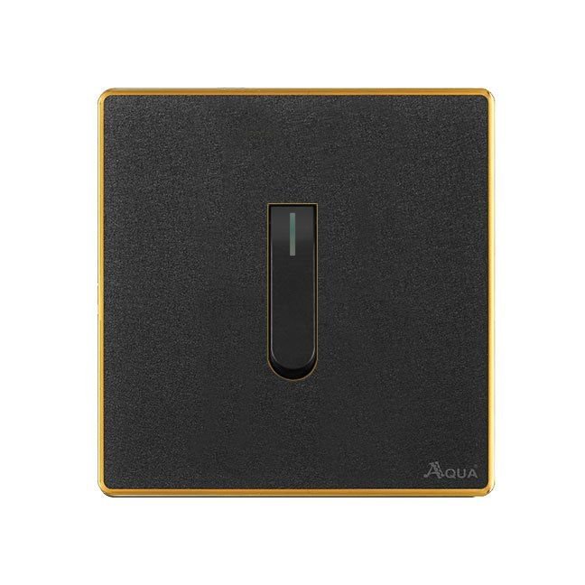 AQUA NEO ACRYLIC BLACK 1 GANG SWITCH – Aqua NEO Acrylic Black