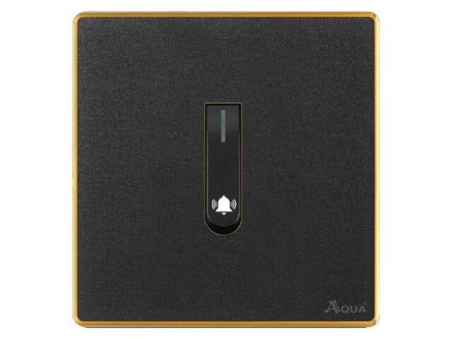 AQUA NEO ACRYLIC BLACK BELL PUSH – Aqua NEO Acrylic Black