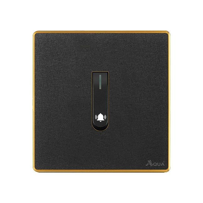 AQUA NEO ACRYLIC BLACK BELL PUSH – Aqua NEO Acrylic Black