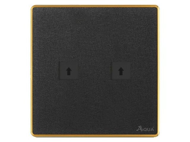 AQUA NEO ACRYLIC BLACK DOUBLE DATA SOCKET – Aqua NEO Acrylic Black