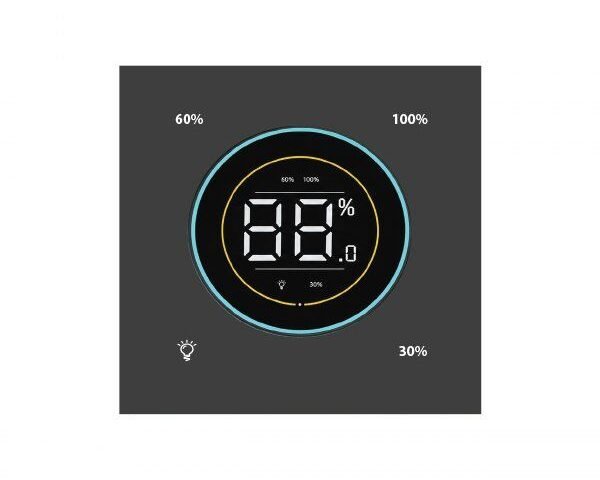 AQUA ZIGBEE CHARCOAL BLACK AB GROUP LIGHT DIMMER + CCT + SCENE – Aqua Aqua Zigbee Charcoal Black Switches