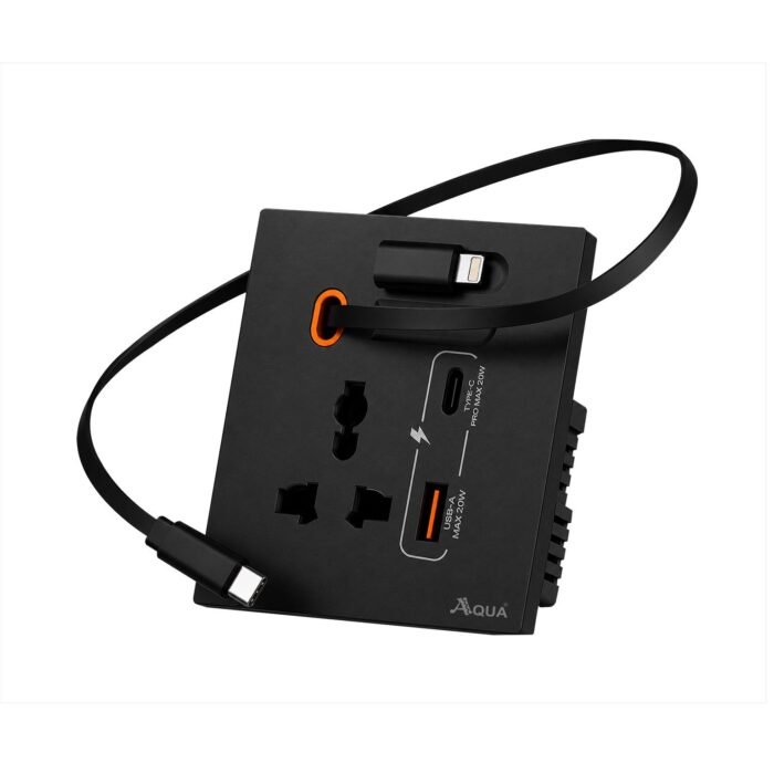 Aqua 20W Fast Charging Wall Socket (Black) – Aqua Accessories