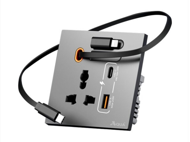Aqua 20W Fast Charging Wall Socket (Grey) – Aqua Accessories