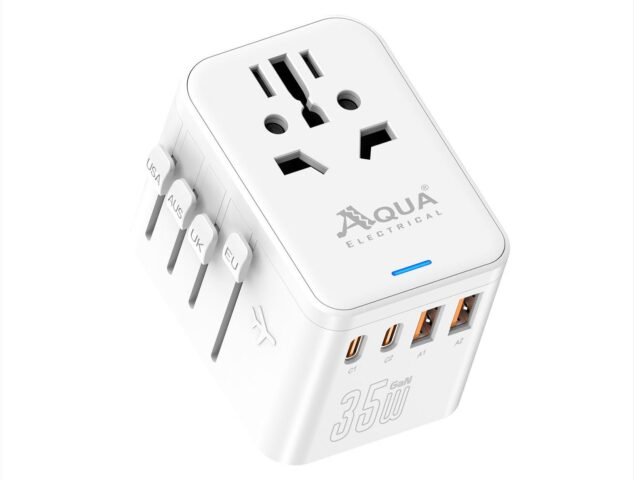 Aqua All in One World Travel Adapter – Aqua Accessories