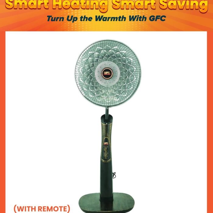 GF – 103 Parabolic Stand Heater (With Remote) – GFC Sun Heater