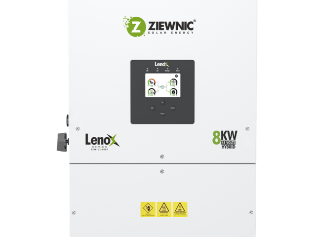 HYBRID INVERTER 8KW – 48V – Ziewnic Lenox Series