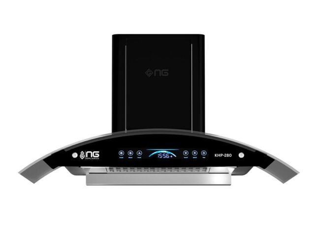 NasGas 86cm Smart Arc Glass Kitchen Hood (KHD-280) – NasGas Kitchen Hood