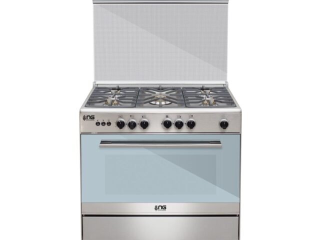 NasGas Cooking Range NG-786 Single Door – 5 Burner, Stainless Steel Body – NasGas Cooking Range