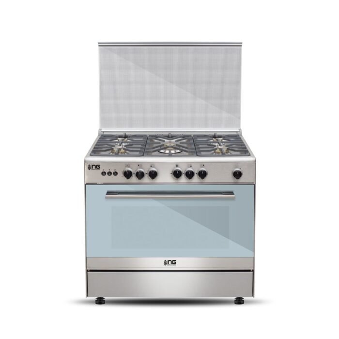 NasGas Cooking Range NG-786 Single Door – 5 Burner, Stainless Steel Body – NasGas Cooking Range
