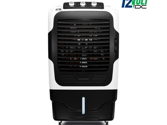 NasGas DC-Turbo NAC-9400 | 12 Volt DC Solar Air Cooler | 60L Jumbo Tank | Heavy Duty 100W Motor | Works on Battery/Solar – NasGas Room Air Cooler