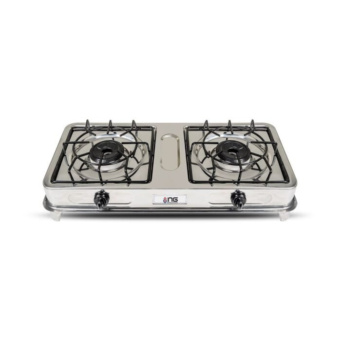 NasGas DG-112 S Double Nozzle Steel Gas Stove (Rust-Proof Body) – NasGas Gas Stove