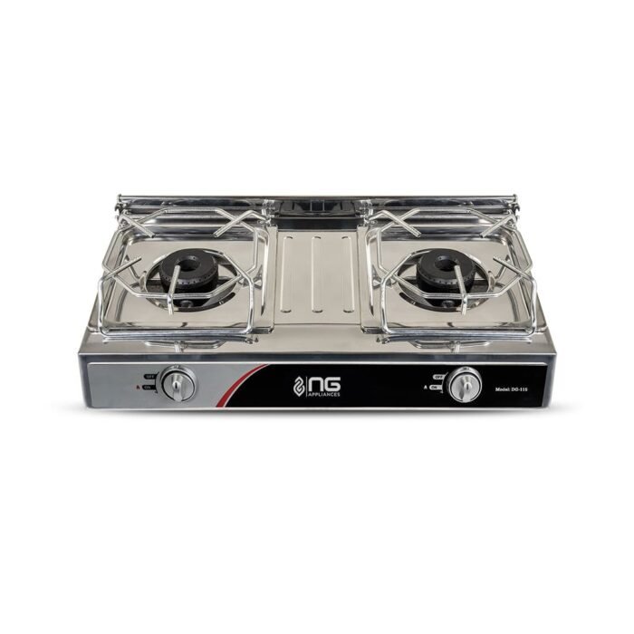 NasGas DG-115 Stainless Steel Auto Ignition Gas Stove (2 Burner) – NasGas Gas Stove