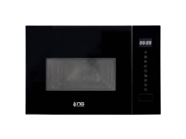 NasGas NG-E92E Built-in Microwave Oven with Grill (25L) – Digital Black Glass – NasGas Built-in Microwave Oven