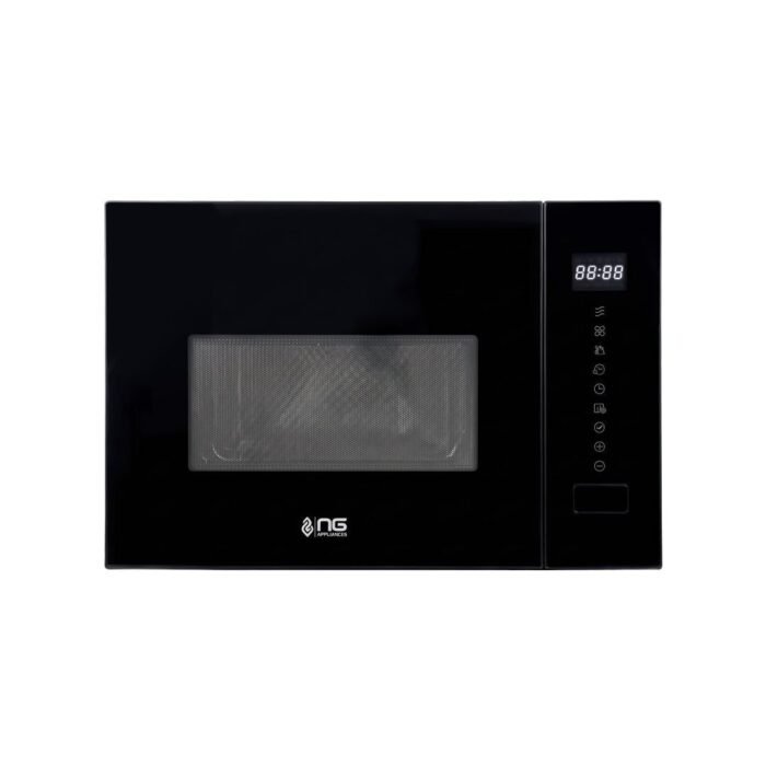 NasGas NG-E92E Built-in Microwave Oven with Grill (25L) – Digital Black Glass – NasGas Built-in Microwave Oven