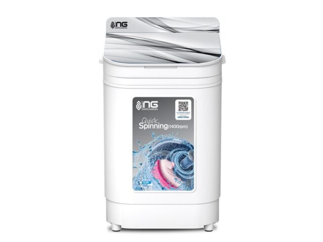NasGas NGD-201 Glass Top 8Kg Spin Dryer (Double Body) – NasGas Washing Machine