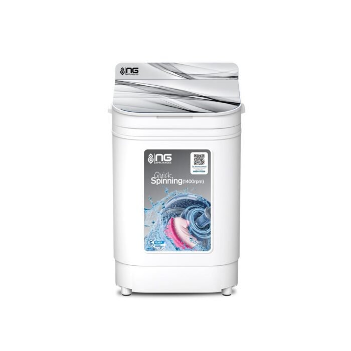 NasGas NGD-201 Glass Top 8Kg Spin Dryer (Double Body) – NasGas Washing Machine