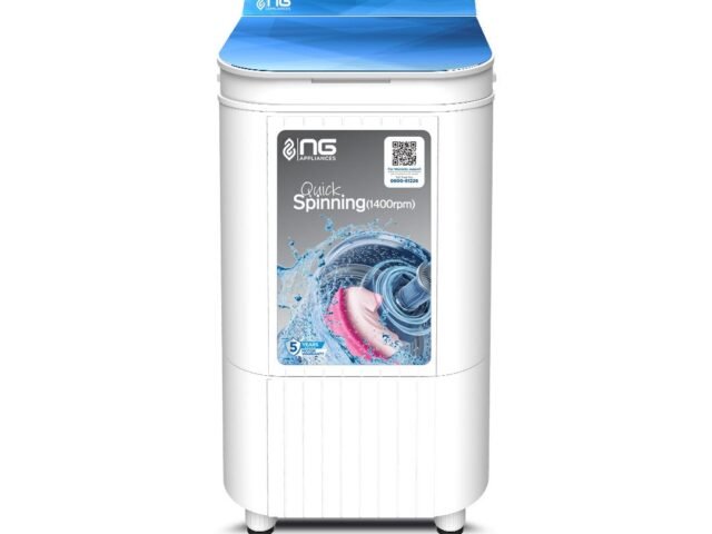 NasGas NGD-210 Glass Top 10Kg Spin Dryer (Jumbo Capacity) – NasGas Washing Machine