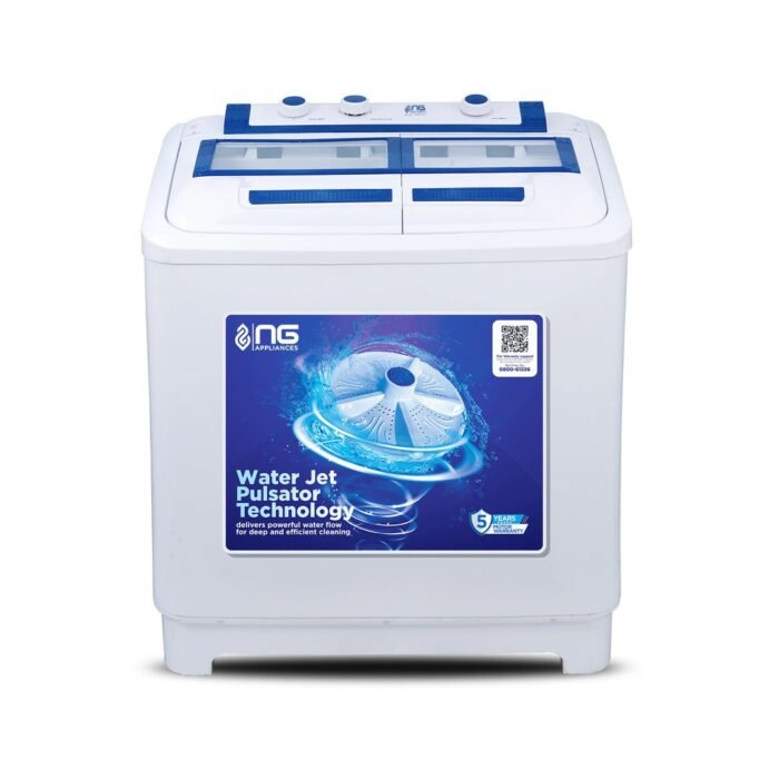 NasGas NWM-502 15Kg Double Body Washing Machine (Rust Proof) – NasGas Washing Machine