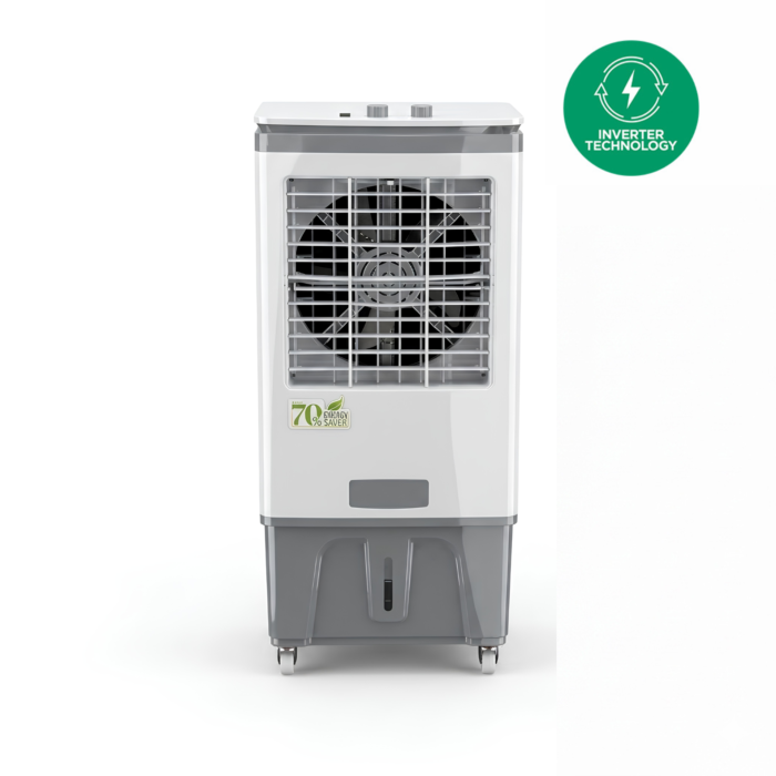 NasGas Smart-Saver NAC-2100 | Inverter Technology Air Cooler | 60W Ultra Low Power | 70% Energy Saving | UPS & Solar Friendly – NasGas Room Air Cooler