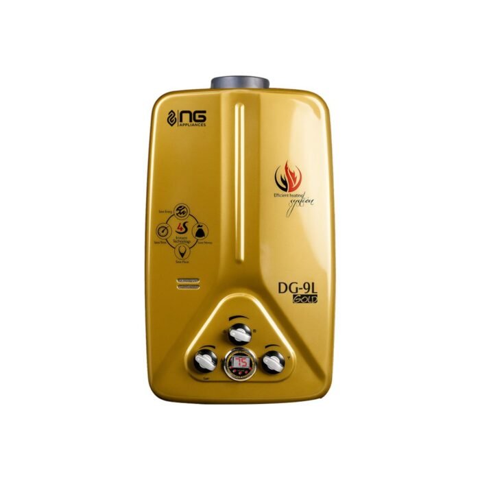NasGas Instant Gas Geyser DG-9L Gold Series – NAS GAS Geyser